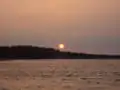 Coucher de soleil.