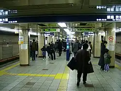 Quai de la ligne Ginza