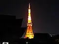 Tour de Tokyo de nuit.