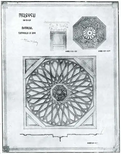Les relevés de la maison Hagi Prodan, par Toma T. Socolescu (BCMI, 1916).