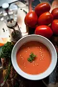 Chorba de tomate d'Inde.