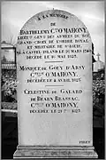 Tombe du général comte Barthélemy O'Mahony.