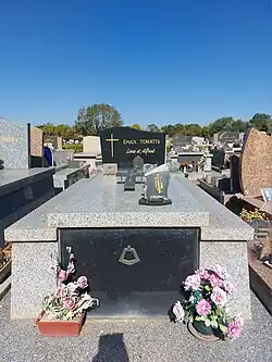 La tombe d'Alfred Tomatis.