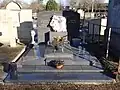 La tombe de György Cziffra au cimetière de Senlis (Oise).