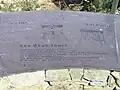 Plaque« Les deux tours ».