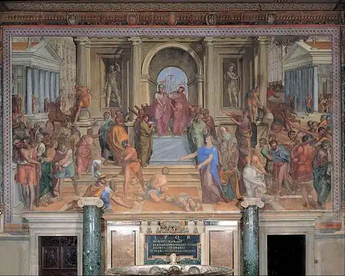 Tommaso Laureti, la Justice de Brutus.