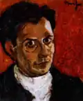 Autoportrait, vers 1923, de Nicolae Tonitza (1886-1940)