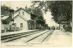 Le bâtiment voyageurs vers 1900
