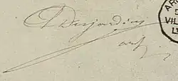signature de Tony Desjardins