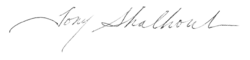 Signature de la personnalité