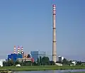 Centrale thermique de cogénération (440&nbsp;MWe, 850&nbsp;MWth, gaz/fioul) à Zagreb, 2008.