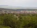 Vue de Topolovgrad depuis le massif du Sakar