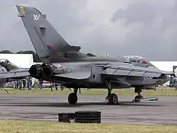 Photo d'un Tornado sur la piste de Kemble