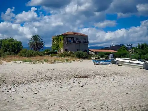 Vue de la plage.