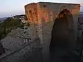 Mur nord-est de l'enceinte.