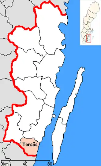 Localisation de Torsås