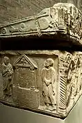 Détail du sarcophage.