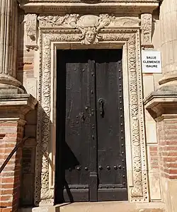Porte du comptoir de l'hôtel d'Assézat.