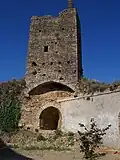 Tour nord-est vue de l'intérieur.