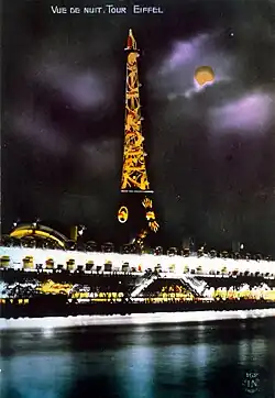 Tour Eiffel publicité Citroën 1925.