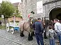 Le char avant le départ (315e&nbsp;tour, en 2011)