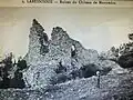 Tour d'angle sud-est, photo prise en 1905
