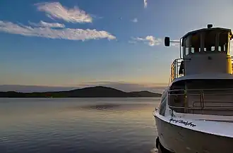 Circuit en bateau, Lough Gill.