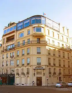 Facade du restaurant La Tour d'Argent.