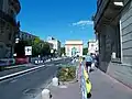 La rue Foch, une des premières rues du parcours, dans le centre historique.