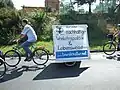 Slogan de Tour de Natur 2008 à Waltersbrück (Neuental)