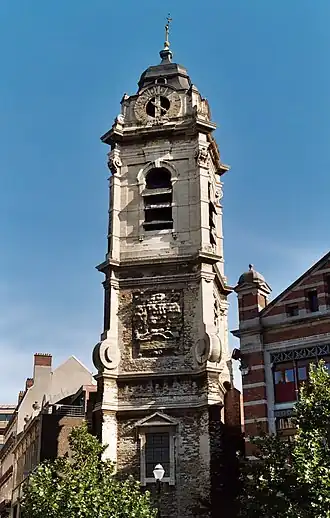 Image illustrative de l’article Tour de l'ancienne église Sainte-Catherine de Bruxelles