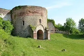La tour de la Reine Berthe, XIVe&nbsp;siècle.