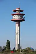 Tour hertzienne à Lisses, Essonne, France.