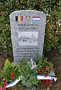 Monument hommage aux libérateurs de la commune le 22 avril 1944.