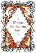 "De une horrible paincture"