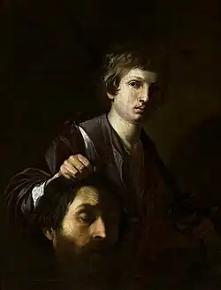 David avec la tête de Goliath (Varsovie).
