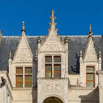 Détail de la façade.