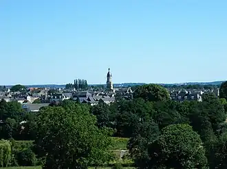 Photographie de la ville d'Ernée.
