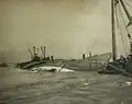 La démolition du Tōya Maru.