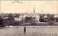 Tréal ː vue générale au début du XXe siècle (carte postale).