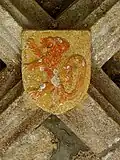 Clef de voûte du porche sud.
