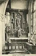 L'autel de la Vierge (carte postale début XXe siècle).