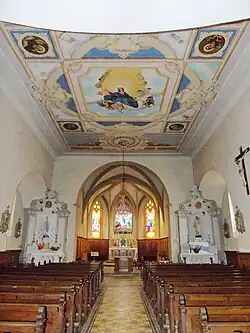 Intérieur de l'église.