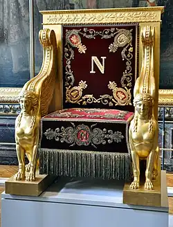 Trône de Napoléon&nbsp;Ier (1804).