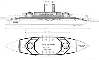 illustration de Classe Trafalgar (cuirassé)