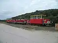 Un train à Soulac-sur-Mer.