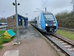 Train en gare.