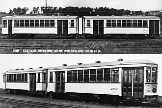 Tramway articulé n°2500 (1928).
