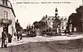Locomotive des TD passant dans le centre ville de Saint-Yrieix.