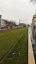 Voies sur la rocade Charles-de-Gaulle.